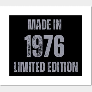 Vintage Made in 1976 , Limited Edition  , Gift for Mom Dad Birthday Posters and Art